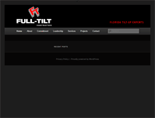 Tablet Screenshot of full-tiltconstructors.com